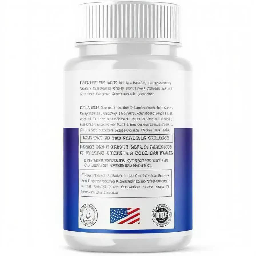 VisiFlora supplement label and ingredients